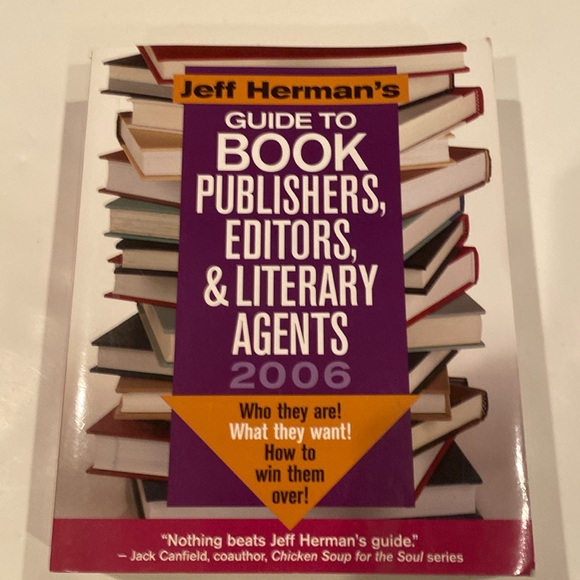 NWT “Guide to Book Publishers, Editors, & Literary Agents,” oversized soft cover - Picture 1 of 2